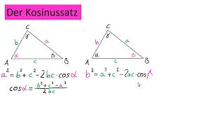 Kosinussatz [upl. by Aramenta]