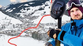 Größte Skirunde der Alpen 65km Skicircus Saalbach Hinterglemm Leogang Fieberbrunn [upl. by York]