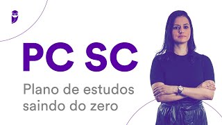 Concurso PC SC Plano de estudos saindo do zero [upl. by Sesiom962]