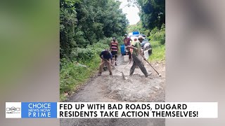 FED UP WITH BAD ROADS DUGARD RESIDENTS TAKE ACTION THEMSELVES [upl. by Kassi]