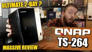 QNAP TS264 NAS Review  Most Capable 2Bay NAS [upl. by Cutty574]