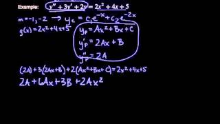 Method of Undetermined Coefficients  NonHomogeneous Differential Equations [upl. by Eemia556]