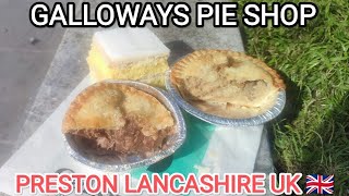 Galloways Pie Shop in Preston Lancashire UK [upl. by Cristine]