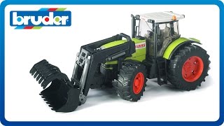 Bruder Toys CLAAS Atles 936 RZ Tractor w Front Loader 03011 [upl. by Alejoa]