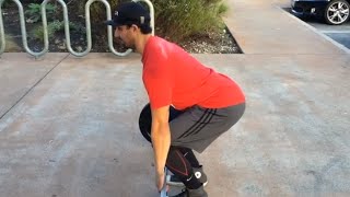 Tip for Fixing an Over Extended Back in the Deadlift anterior pelvic tilt [upl. by Llenrub]