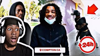 Jay Cinco Goes To Compton and GETS PRESSED BY CRIPS  GETS CRAZY  Reaction [upl. by Zahara869]