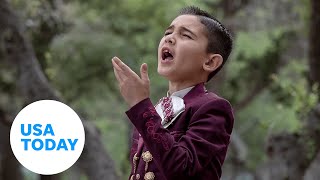 Meet 7yearold Mateo Lopez the worlds youngest mariachi  USA TODAY [upl. by Esenahs407]