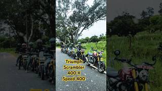 The Open Road Freedom triumph scrambler400x speed400 riders highway bikelife offroad travel [upl. by Sille]