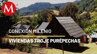 Las viviendas troje purépechas de Michoacán  Conexión Milenio [upl. by Aitsirk]