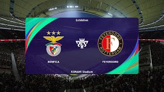 SL Benfica vs Feyenoord 28072024 Club Friendlies PES 2021 [upl. by Stralka754]