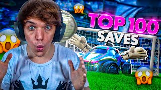 Este es el TOP 100 MEJORES SALVADAS en la historia de Rocket League [upl. by Orrocos]