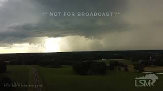 06262023 Mocksville NC  Intense photogenic supercell producing large hail and damaging winds [upl. by Yelac787]