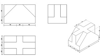 Engineering Drawing Isometric And Projection 14 [upl. by Aramat63]