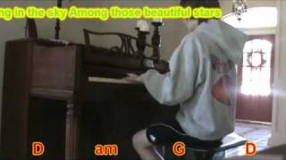 Greyson Michael Chance Singing Stars With Cords amp Lyrics [upl. by Vachel734]