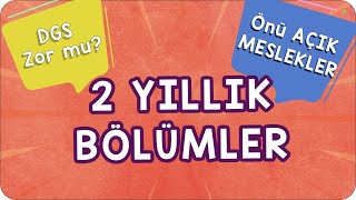 İKİ YILLIK ÖNÜ AÇIK BÖLÜMLER NELER   Tercih Sorularınızı Yanıtlıyoruz 📢 [upl. by Murielle526]