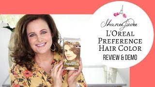 LOREAL PREFERENCE HAIR COLOR  Review amp Demo  ShaneeJudee [upl. by Colman]