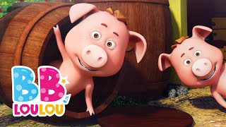 Meunier tu dors 🐷Ce Petit Cochon  Comptines à gestes pour bébé  BB LouLou  Chansons Pour Enfants [upl. by Melony]