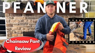 Pfanner Chainsaw Pant Review  Gladiator Arborist and a NEW mystery pant [upl. by Ilzel]