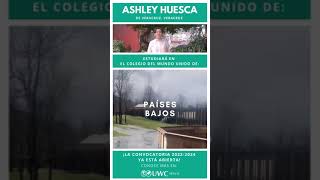 Ashley Huesca estudiará en UWC Maastricht [upl. by Winzler]