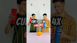 Cup Toss Challenge challangevideo hbrosquad challenge gameschallenge games [upl. by Fauman]