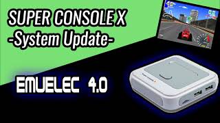 Super Console X System Update  EmuElec 40 Install Video Tutorial  EEMC605 [upl. by Yacov]