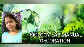 Biology Lab Manual Decoration  Artwork Idea For School Students [upl. by Mariam]