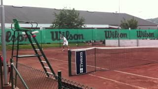 Anders Lindgren spelar Veteran SM i tennis i Båstad [upl. by Carrissa]