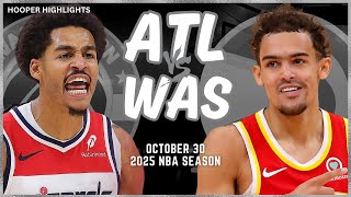 Atlanta Hawks vs Washington Wizards Full Game Highlights  Oct 30  2025 NBA Season [upl. by Zailer]