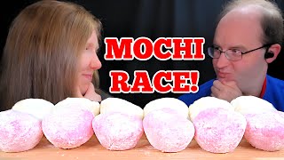 ASMR MOCHI ICE CREAM RACE MUKBANG EATING SOUNDS [upl. by Ardene]