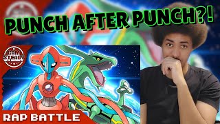 RAPPER REACTS TO Deoxys vs Rayquaza RAP BATTLE  Pokémon Rap Battle  Cam Steady ft Mat4yo [upl. by Yelyr]