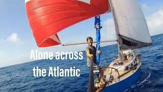 23 days alone across the Atlantic in a small boat [upl. by Aticilef975]