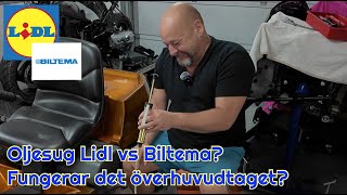 Oljesug  LIDL vs Biltema  Stor skillnad i pris och men frågan är om det fungerar överhuvudtaget [upl. by Aloin]