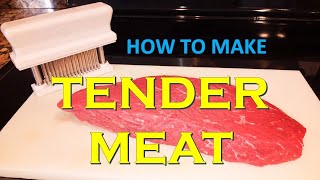 How to Tenderize Meat the Best Way 48 Blades Jaccard Meat Tenderizer [upl. by Alemahs417]