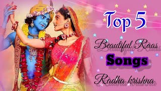 Top 5 ♡ Beautiful raas songs ♡ Radha krishna ♡ StarBharat [upl. by Naul734]