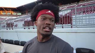 Jovantae Barnes Interview  September 9 2024  OU Football Player Availability [upl. by Sanferd132]