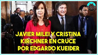 Javier Milei y Cristina Kirchner en Cruce por Edgardo Kueider [upl. by Aetnahc]