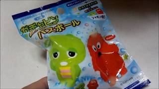 《100円ショップ》ガチャピン・ムック バスボール ～100yenSHOP～Japanese Character Bath ball [upl. by Lain965]