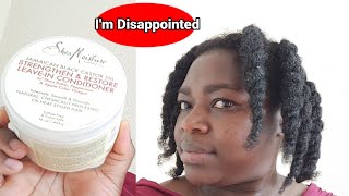 I REGRETED BUYING THIS PRODUCT Shea Moisture Jamaican Black Castor Oil Leavein Conditioner Review [upl. by Pare]