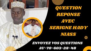 QUESTIONREPONSE DU DIMANCHE 03 DECEMBRE AVEC SERIGNE HADY NIASS ET CHEIKH AHMAD TIDIANE DIOP [upl. by Kristal893]