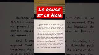 Lecture du jour Le rouge et le noir  Extrait Stendhal [upl. by Minabe]