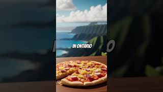 Pineapple on Pizza It Was Invented in Canada🍕shorts hawaiianpizza pizzalovers foodfacts facts [upl. by Allegna]