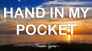 Hand In My Pocket  Alanis Morissette Lyrics 🎶 [upl. by Anis]