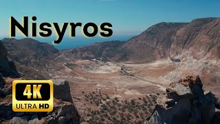 Kos Nisyros volcano island walking Greece 4K [upl. by Vinnie]