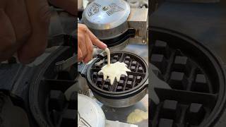 Must Try Korean Banana Waffle  Korean Street Food shortsvideo [upl. by Haret458]