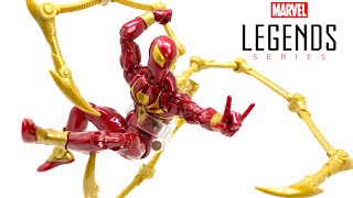 Marvel Legends IRON SPIDER SpiderMan Action Figure Review [upl. by Lietman]