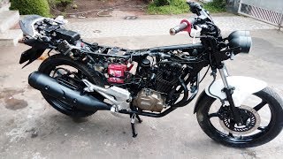 Hero Honda Karizma ZMR Mono Shock Modification [upl. by Lodge]