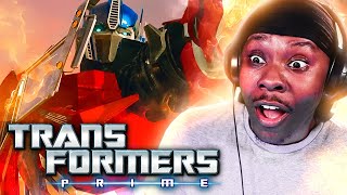 FIRST TIME WATCHING Transformers Prime Ep 1 REACTION [upl. by Tserof]