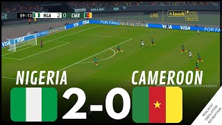 NIGERIA 20 CAMEROON  HIGHLIGHTS • Simulation amp Recreation from Video Game [upl. by Lucilia]