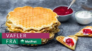 Vafler  kjapt og greit  MatPrat [upl. by Atteve186]