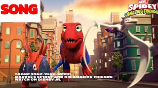 Marvels Spidey and his Amazing Friends Dino Webs Theme Song 🎶🦖🕸️ [upl. by Imrots175]